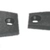 Black nylon hinge 38x38 mm - Artnr: 38.823.80 2