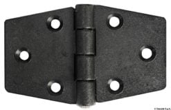 Black nylon hinge 38x38 mm - Artnr: 38.823.80 19