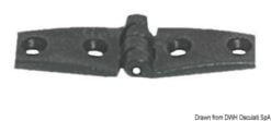 Black nylon hinge 98x65mm - Artnr: 38.823.20 15