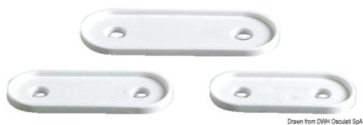 White plastic 4013215 base - Artnr: 40.132.45 3