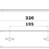 Plate for modular system - Artnr: 40.176.40 2