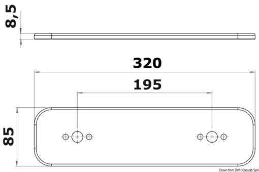 Plate for modular system - Artnr: 40.176.40 3