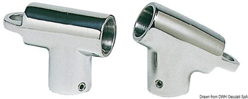 Handrail T-joint 60° eye 22mm - Artnr: 41.107.00 3
