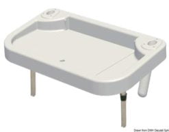 Bait tray to be fitted to 25 mm pulpit rail - Artnr: 41.168.25 10