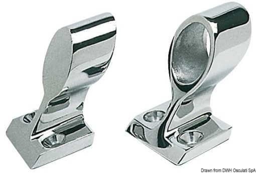 Handrail central bracket mirror polished SS 25 mm - Artnr: 41.715.21 3