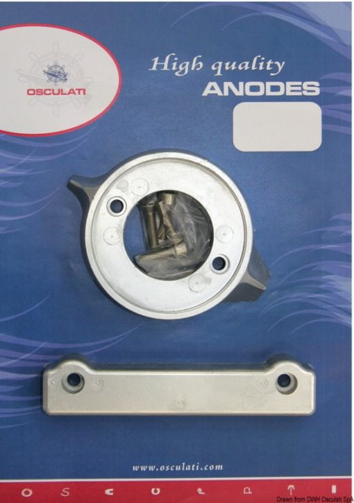 Anode kit for Volvo engines DPH aluminium - Artnr: 43.345.01 10