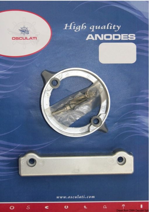 Anode kit for Volvo engines DPH aluminium - Artnr: 43.345.01 9