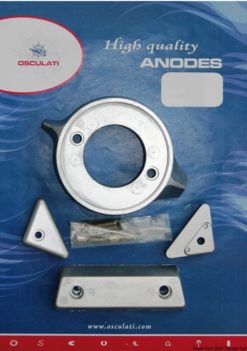 Anode kit for Volvo engines SX-A-DPS aluminium - Artnr: 43.346.01 14