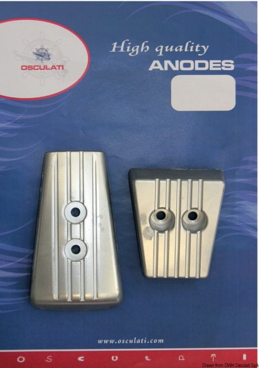 Anode kit for Volvo engines 280DP aluminium - Artnr: 43.341.01 5