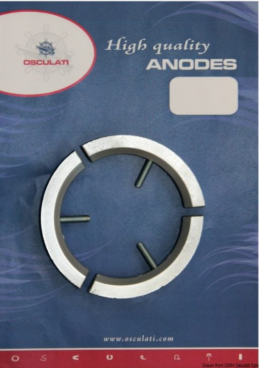 Anode kit for Volvo engines SX-A-DPS magnesium - Artnr: 43.346.02 4