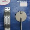 Anode kit for Yamaha outboards 200/250 aluminium - Artnr: 43.352.01 1