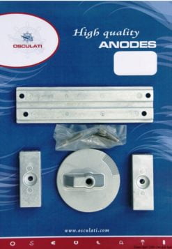 Anode kit for Mercury 75>115 EFI zinc - Artnr: 43.357.00 9