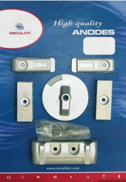 Anode kit for Mercury 4-pcs. aluminium - Artnr: 43.355.01 9