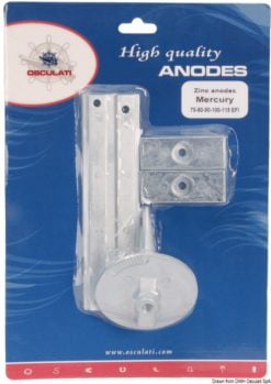 Anode kit for Mercury 4-pcs. aluminium - Artnr: 43.355.01 8