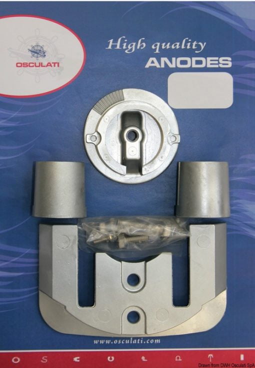 Anode kit Bravo II/III magnesium - Artnr: 43.361.02 5