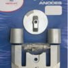 Anode kit Bravo II/III aluminium - Artnr: 43.361.01 1