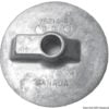 Flat fin zinc anode for Bravo - Artnr: 43.423.01 2