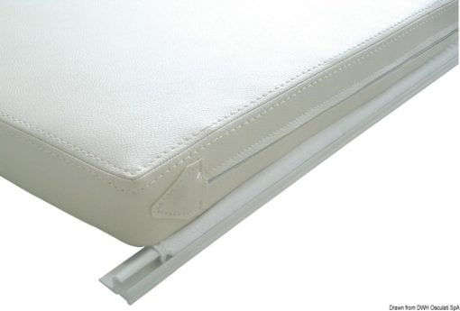 White PVC tray for cushions 4m-bar - Artnr: 44.010.02 3