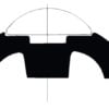 White PVC profile base h.50mm - Artnr: 44.480.19 1