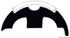 White PVC profile base h.45mm - Artnr: 44.480.35 13