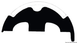 White PVC profile base h.45mm - Artnr: 44.480.18 12