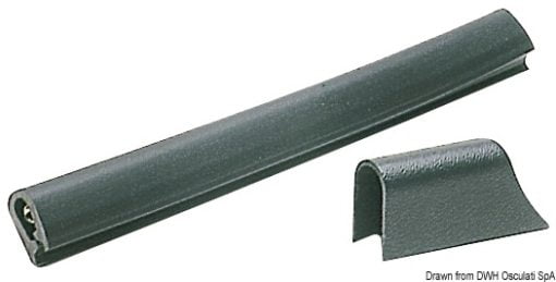 Black PVC profile 30x38 mm - Artnr: 44.482.01 3