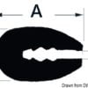Black PVC profile 3.5mm 24m - Artnr: 44.492.00 1