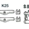 Kit K25 for C2/7/8 cable - Artnr: 45.047.25 2