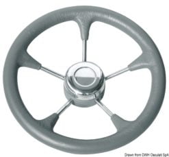 Steer.wheel,soft polyur.,white - Artnr: 45.128.03 8