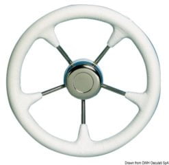 Steer.wheel,soft polyur.,grey - Artnr: 45.128.02 8