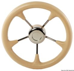 Steer.wheel,soft polyur.,white - Artnr: 45.128.03 7