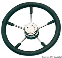 Steering wheel 350mm white - Artnr: 45.133.35 11
