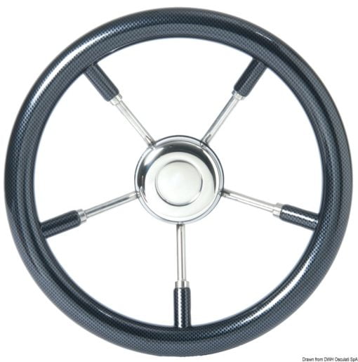 Steering wheel 320mm black - Artnr: 45.129.32 7