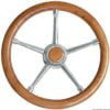 Steer.wheel A SS/teak 350mm - Artnr: 45.135.05 1