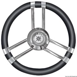 Steer.wheel C SS/grey 350mm - Artnr: 45.137.02 13