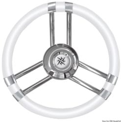 Steer.wheel C SS/grey 350mm - Artnr: 45.137.02 12