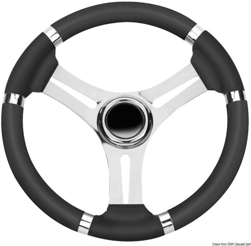 Steering wheel white wheel 350 mm - Artnr: 45.151.03 6