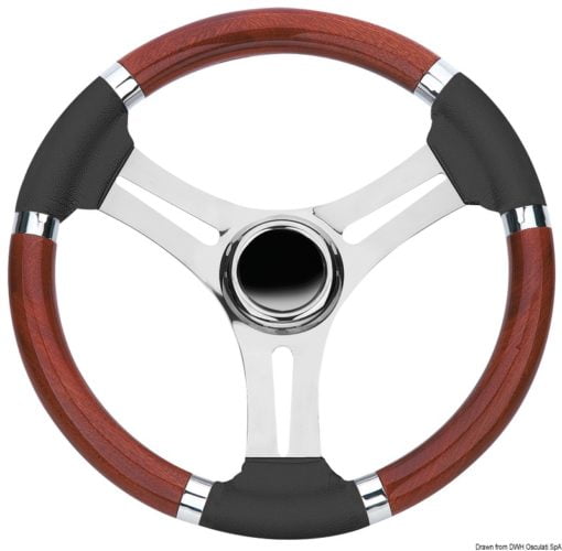 Steering wheel white wheel 350 mm - Artnr: 45.151.03 4
