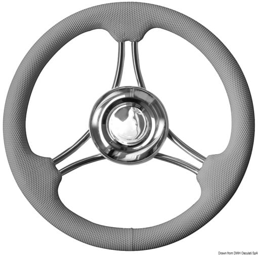 Steering wheel mahogany 350 mm - Artnr: 45.152.05 11