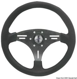 White steering wheel Manta 355 - Artnr: 45.157.97 7