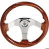 Iroko steer.wheel 3 sp. 350mm - Artnr: 45.160.00 1