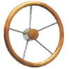 S.S/wood steering wheel 400mm - Artnr: 45.165.02 2