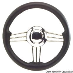 Steering wheel black 350 mm - Artnr: 45.152.01 19
