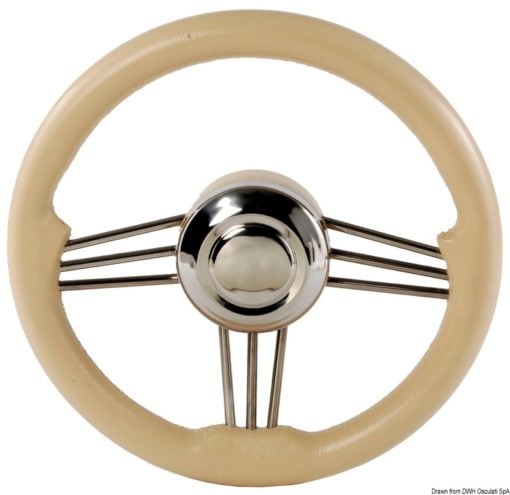 Steering wheel mahogany 350 mm - Artnr: 45.152.05 7