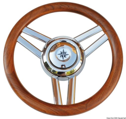 Magnifico steering wheel 3-spoke Ø 350 mm white - Artnr: 45.177.03 5