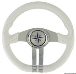 Steer.wheel,bla,sil+chr spokes - Artnr: 45.158.30 5