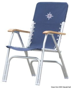 Alum.fold.chair BEACH blue - Artnr: 48.353.01 6