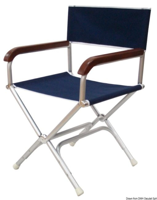 Director folding chair navy blue polyester - Artnr: 48.353.16 3