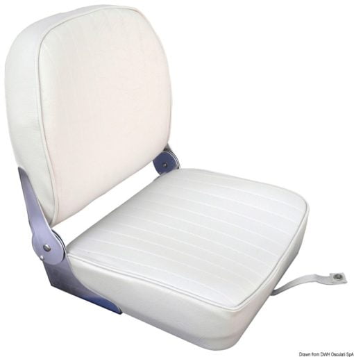 Seat w/foldable back sand vinyl cushion - Artnr: 48.404.03 5