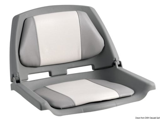 Fold down seat w/white cushion - Artnr: 48.405.00 4